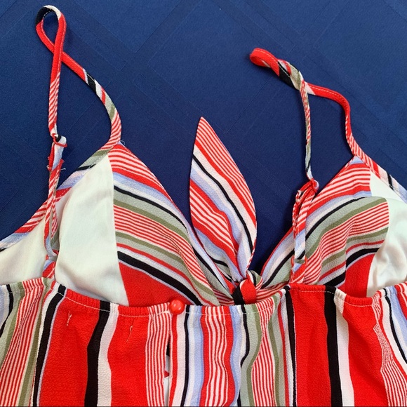 Francesca’s Trixxi Red Striped Sleevless Dress - Picture 5 of 6